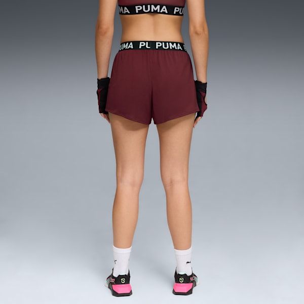 PUMA STRONG 3" Knit Shorts Women, Ruby Shimmer, extralarge-GBR